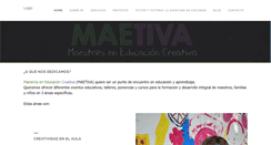 Desktop Screenshot of maetiva.com